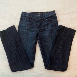 7 for All Mankind Dark Wash Bootcut Jeans